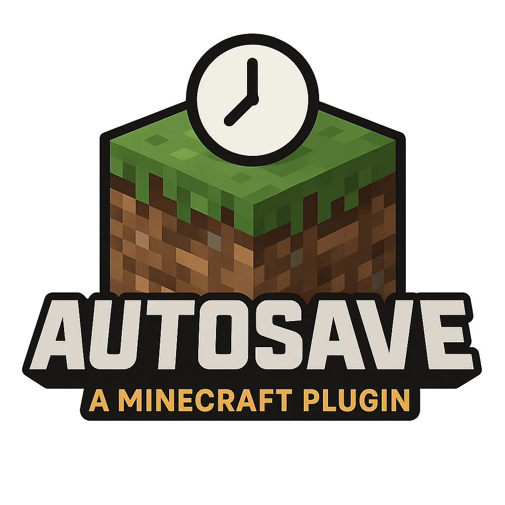 AutoSaveServer — скриншот 1 (Плагины, Minecraft)