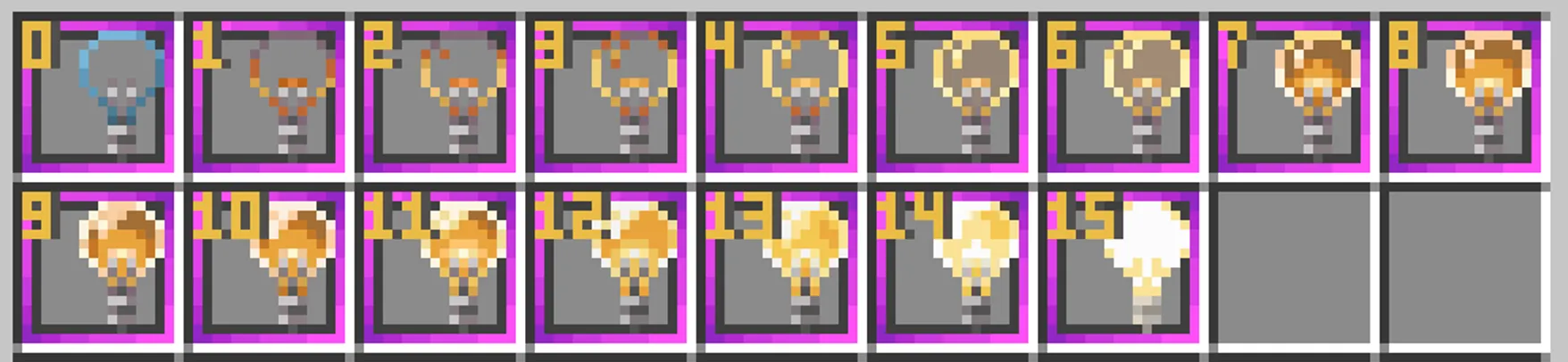 Item Rarity Borders — скриншот 1 (Текстуры, Minecraft)