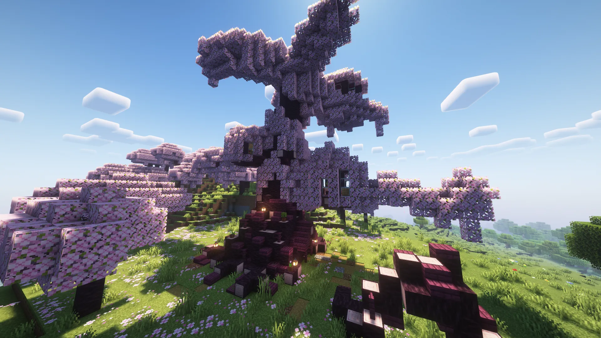 Big Cherry Blossom Tree House, Моды, Minecraft