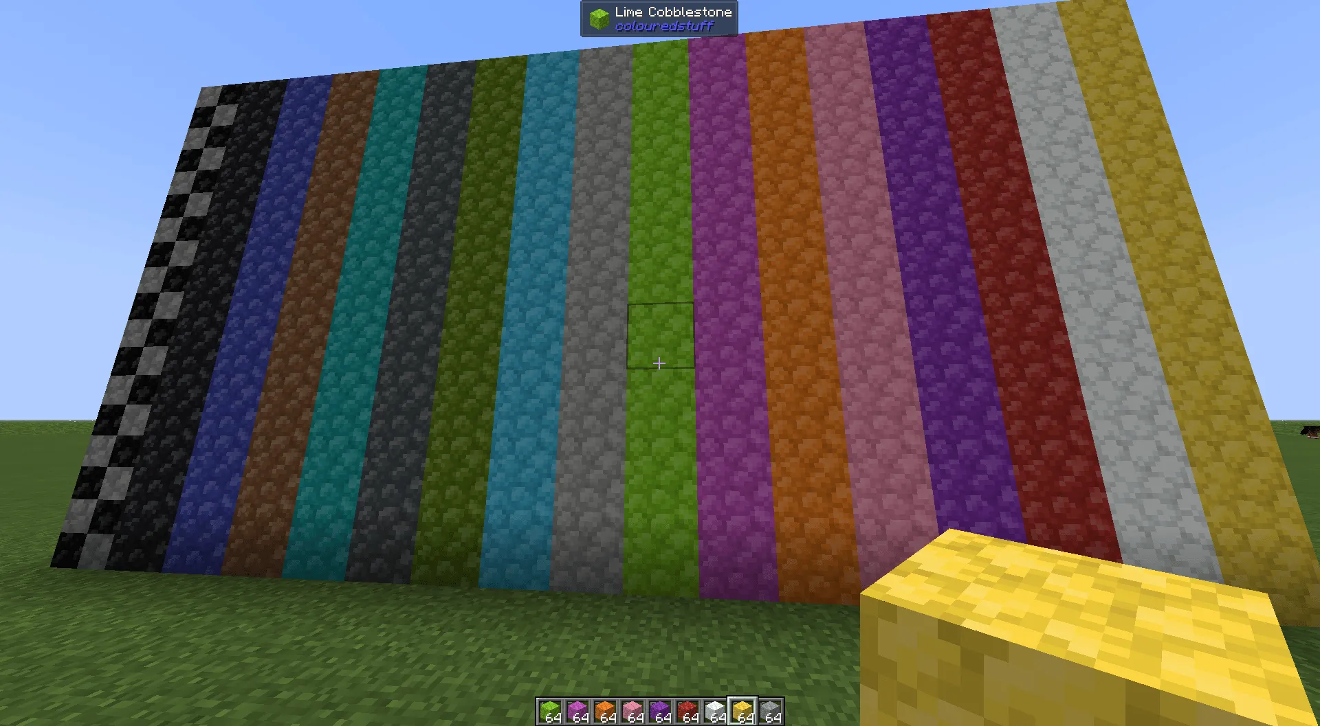 Colourful trees stone and water (dyeable color) — скриншот 5 (Моды, Minecraft)