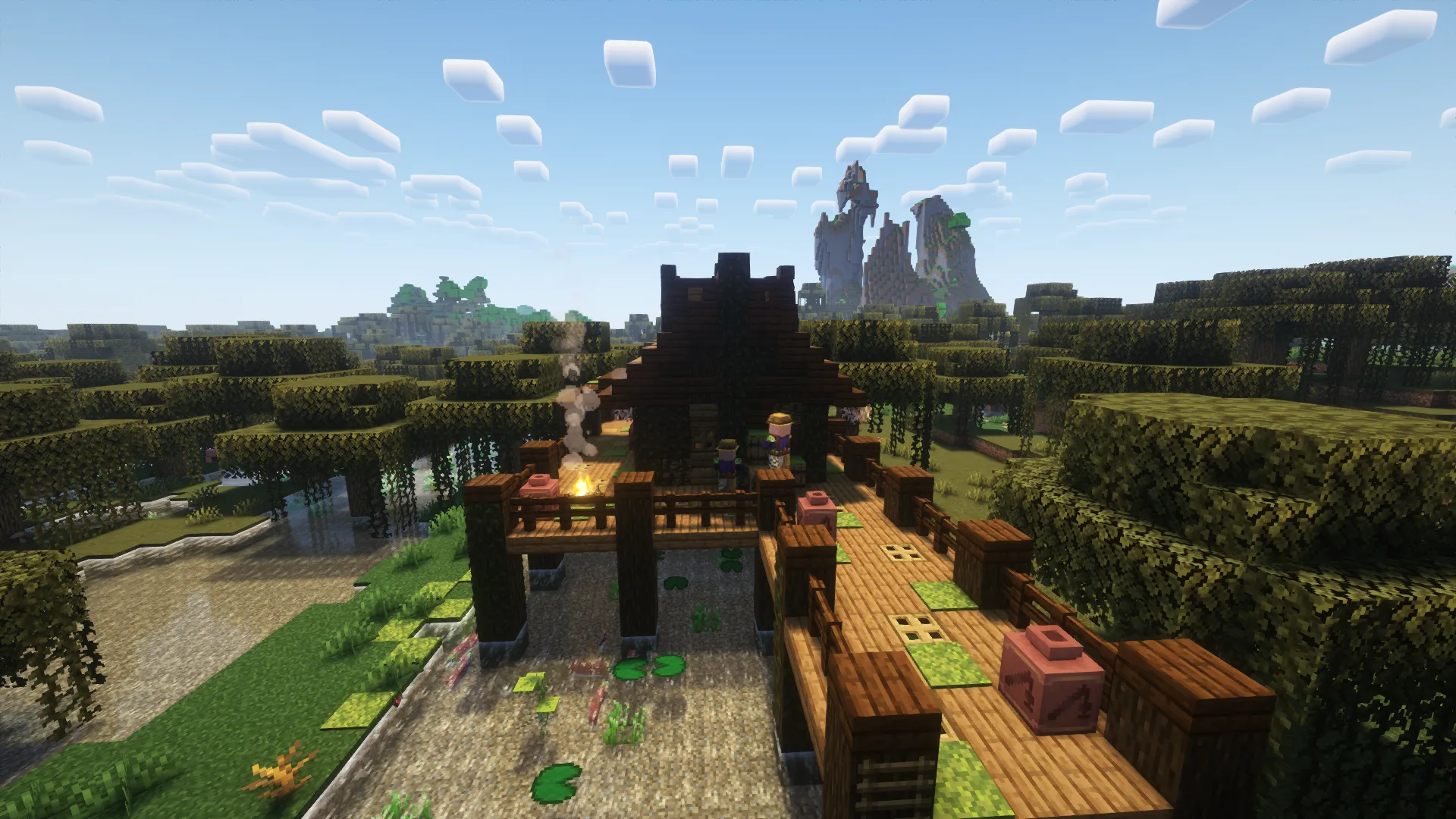 Old fisherman swamp house, Моды, Minecraft