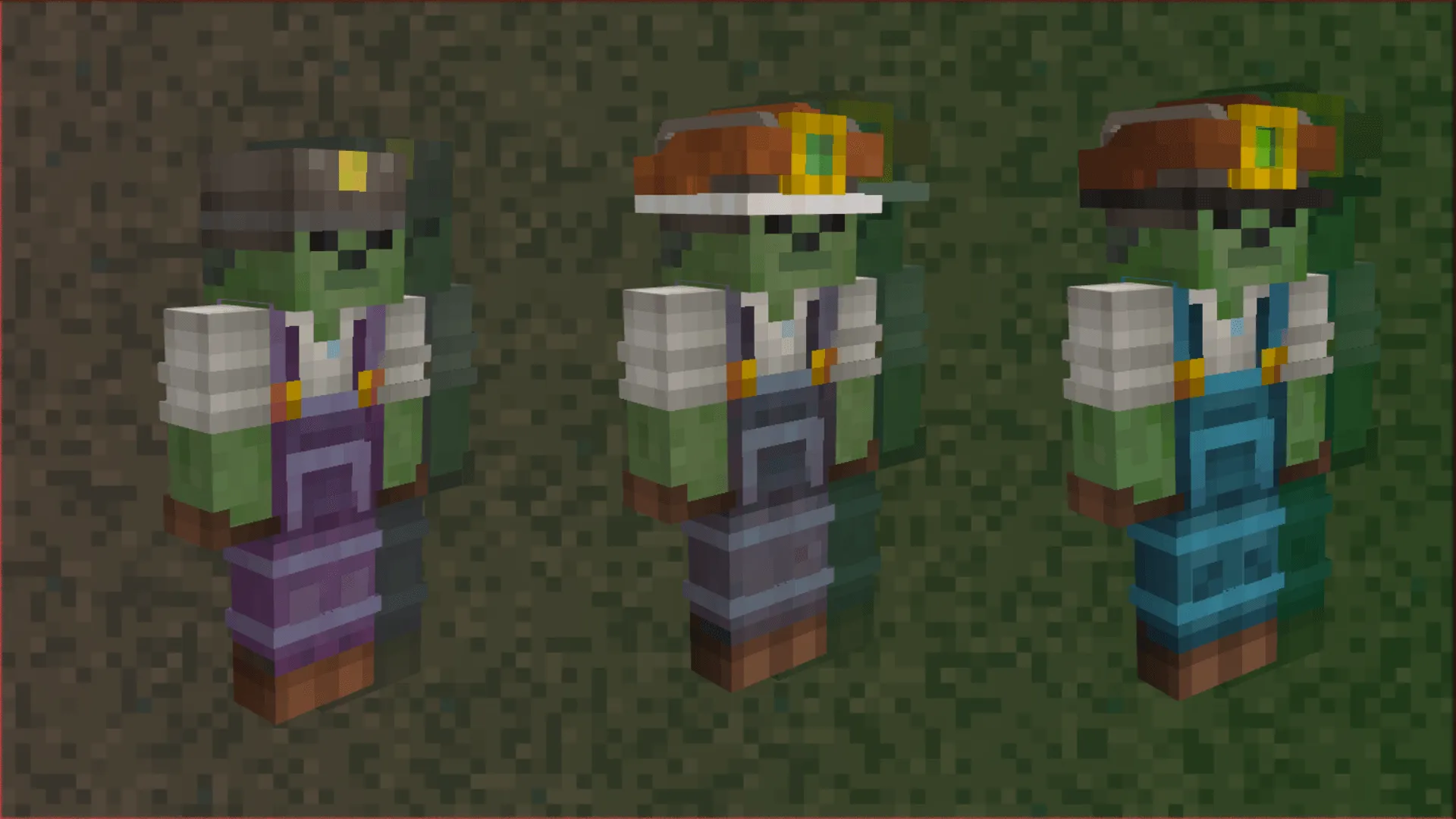 Azu's Enhanced Zombie Variants x Fresh Animations, Текстуры, Minecraft