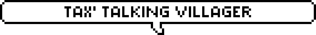 Tax' Talking Villager — скриншот 1 (Текстуры, Minecraft)