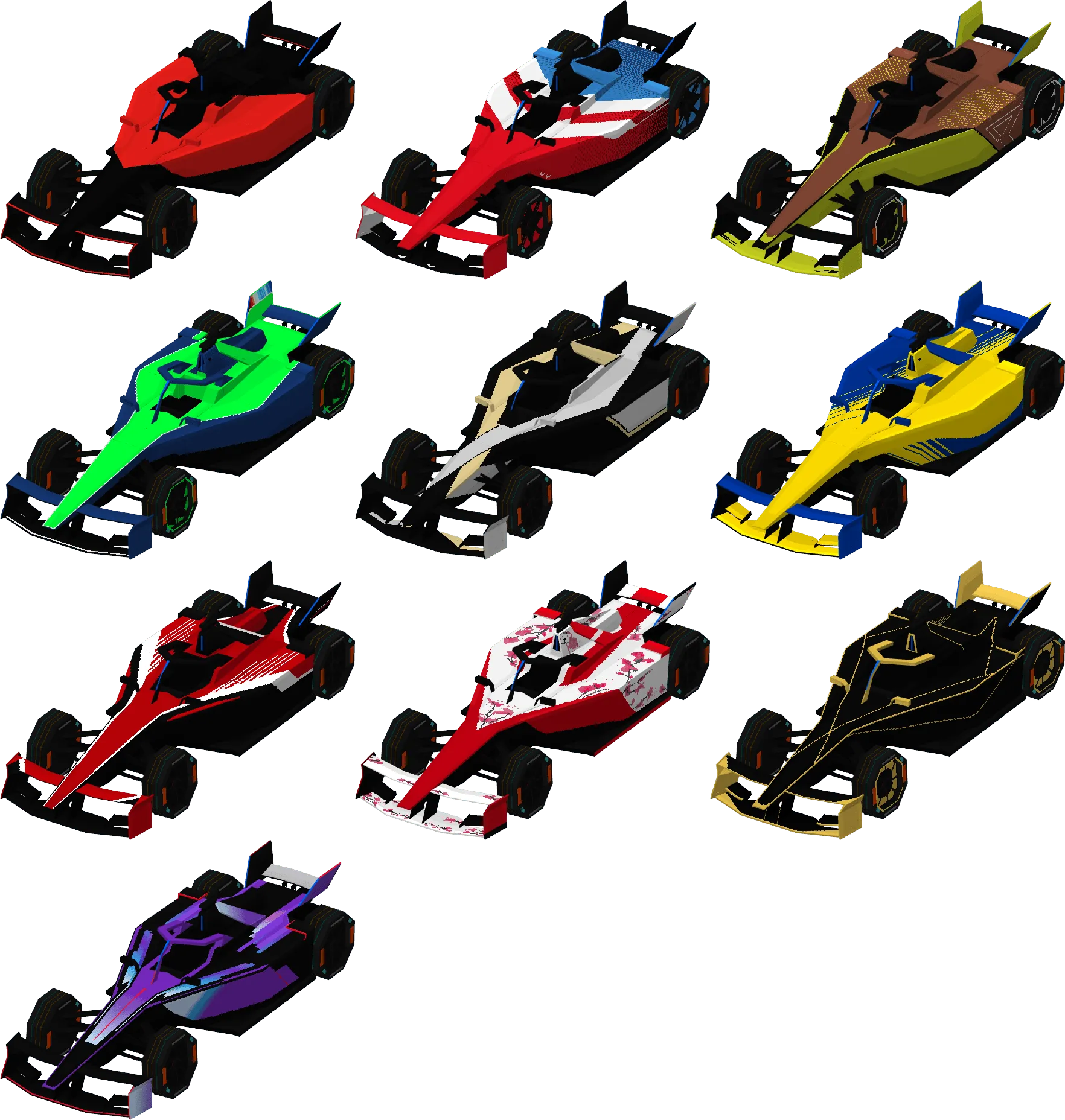 [F1-Style Boat] - The Formula, Текстуры, Minecraft