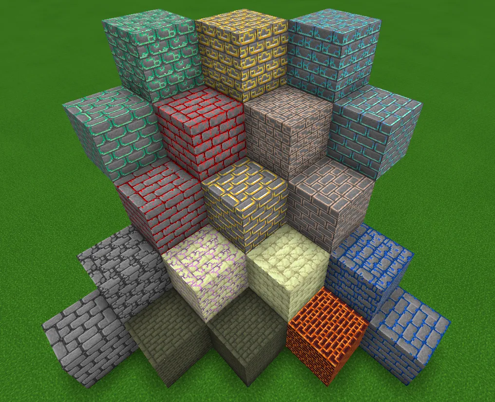 Logical Bricks, Текстуры, Minecraft