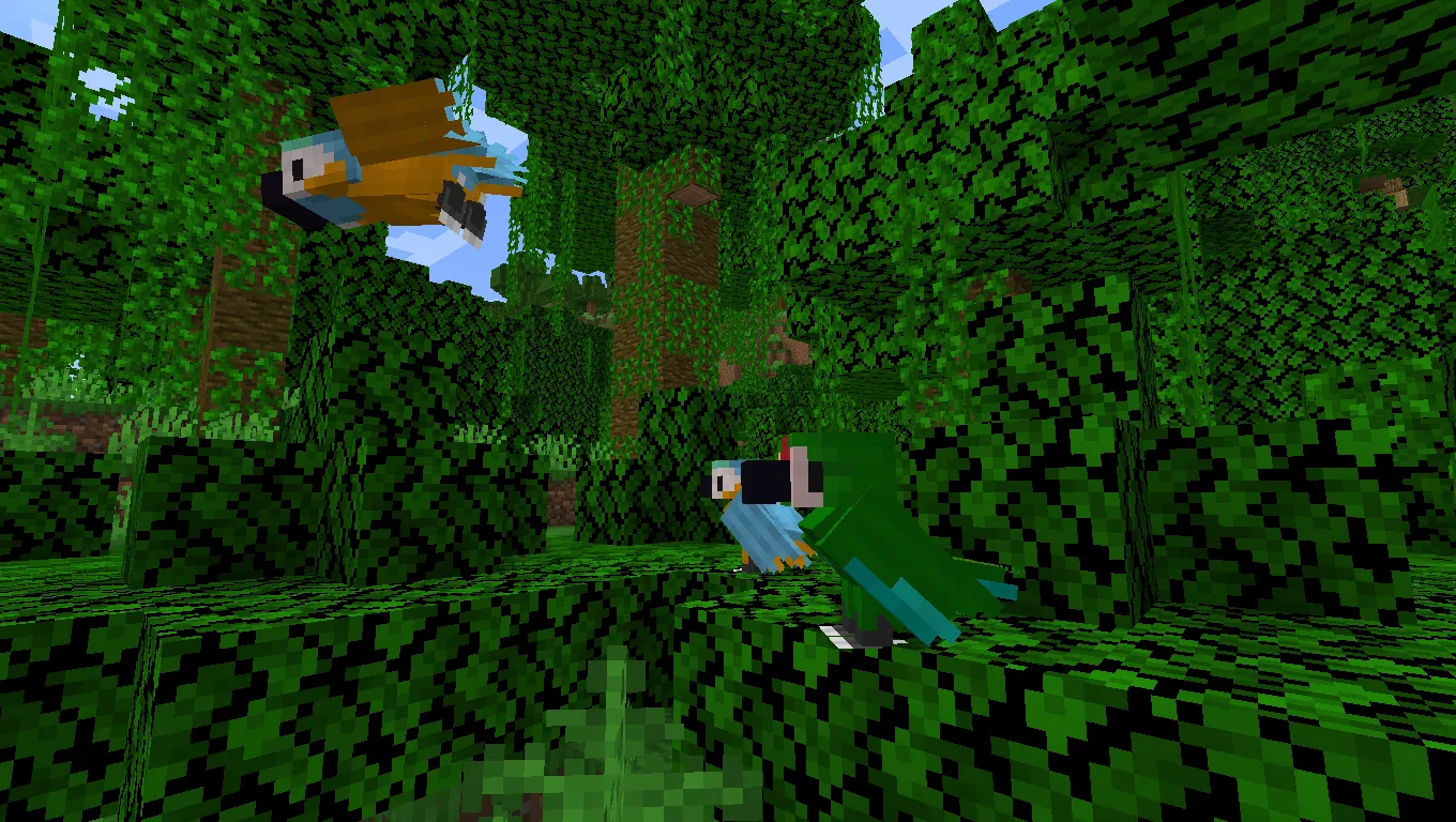some parrots and birds — скриншот 2 (Текстуры, Minecraft)