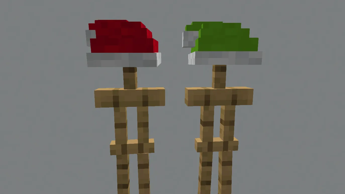 Dee's Santa Hats | CIT Pack — скриншот 1 (Текстуры, Minecraft)