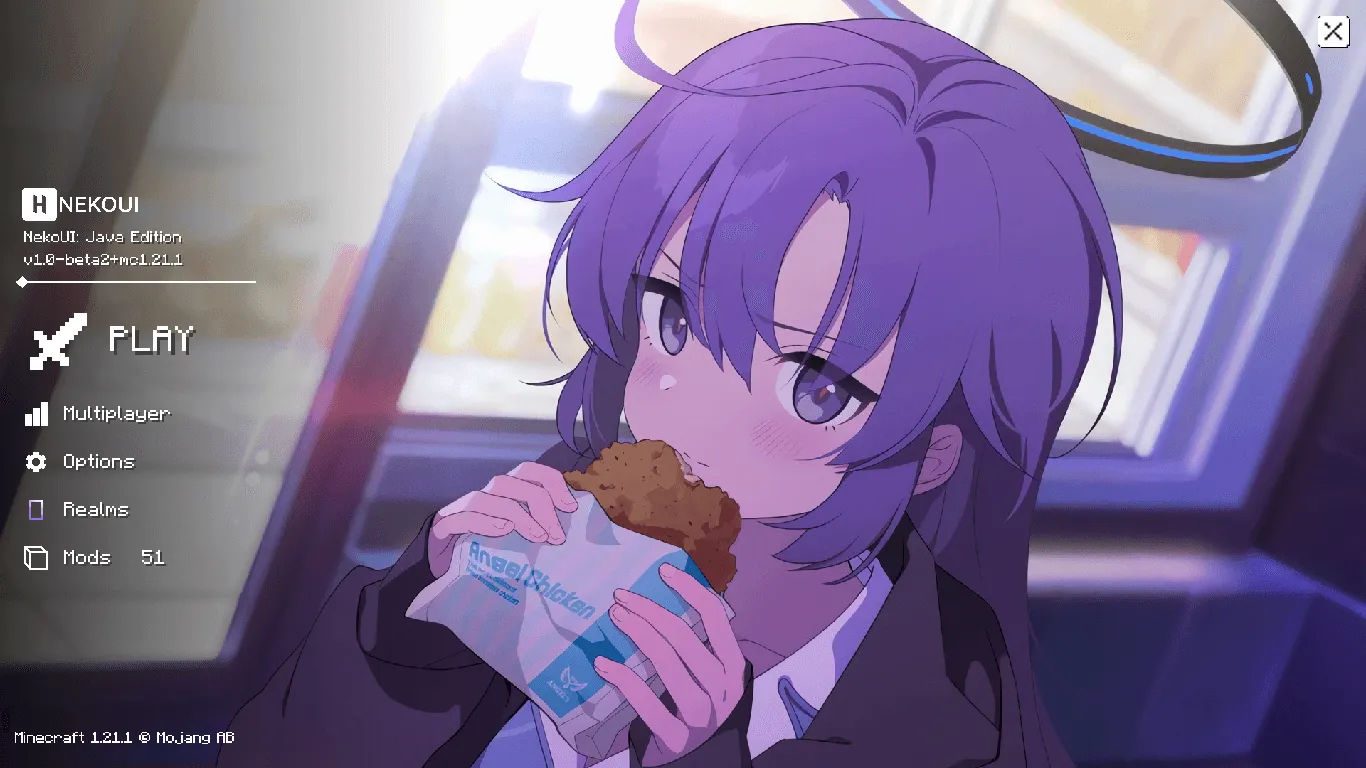 Neko UI, Моды, Minecraft