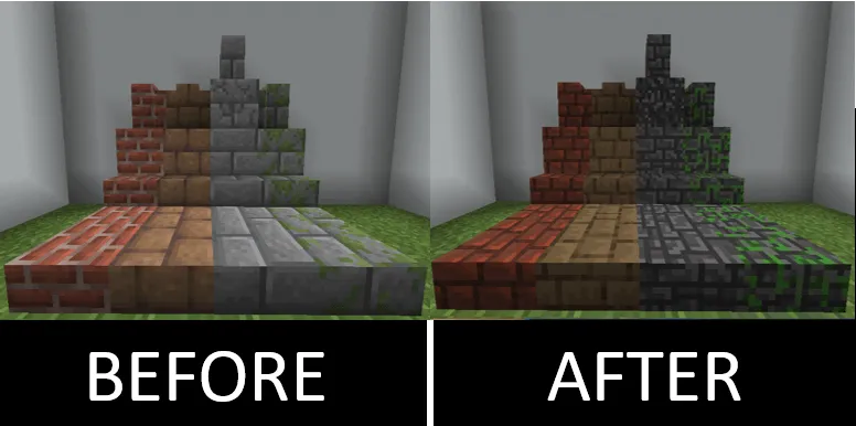 loomsss's Better Bricks, Текстуры, Minecraft