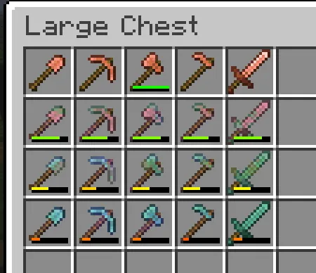 Dani's Oxidizing Copper Tools, Текстуры, Minecraft