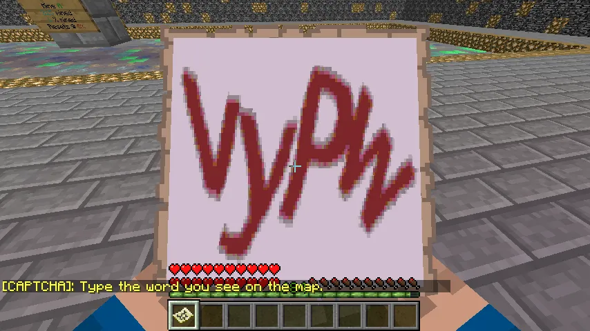 C@PTCHA Free version — скриншот 2 (Плагины, Minecraft)