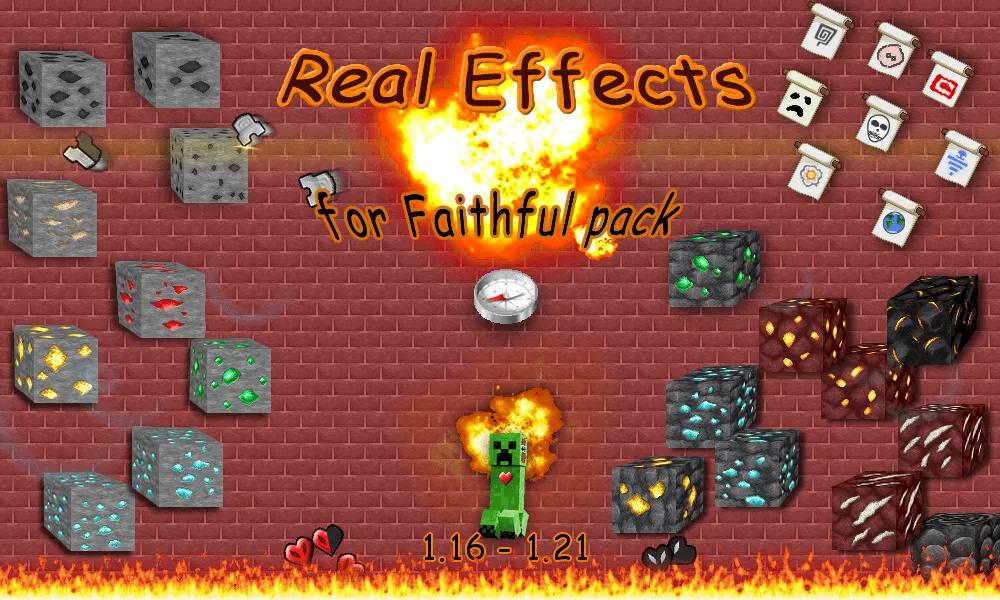 Real Effects 64x — скриншот 8 (Текстуры, Minecraft)
