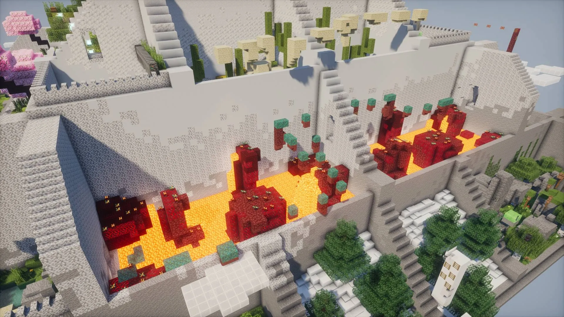 Pyramid Parkour, Карты, Minecraft