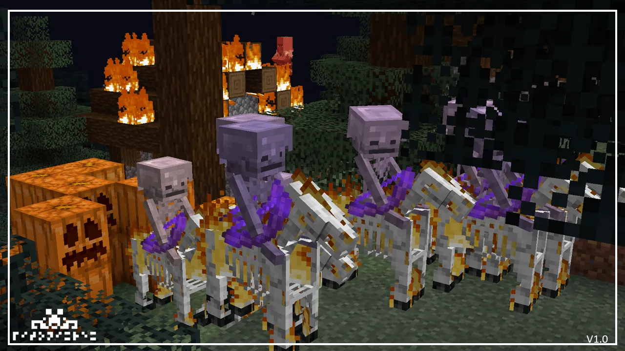 Flamin’ Horse — скриншот 4 (Текстуры, Minecraft)