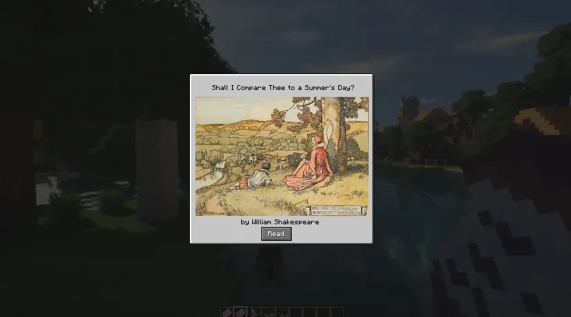 Literature, Моды, Minecraft