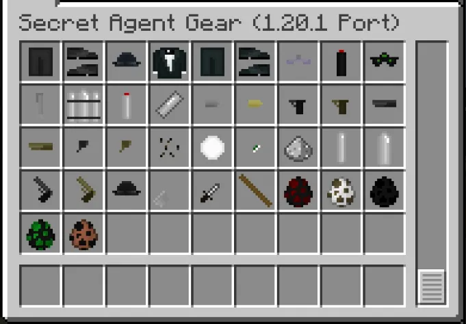 Secret Agent Craft, Моды, Minecraft