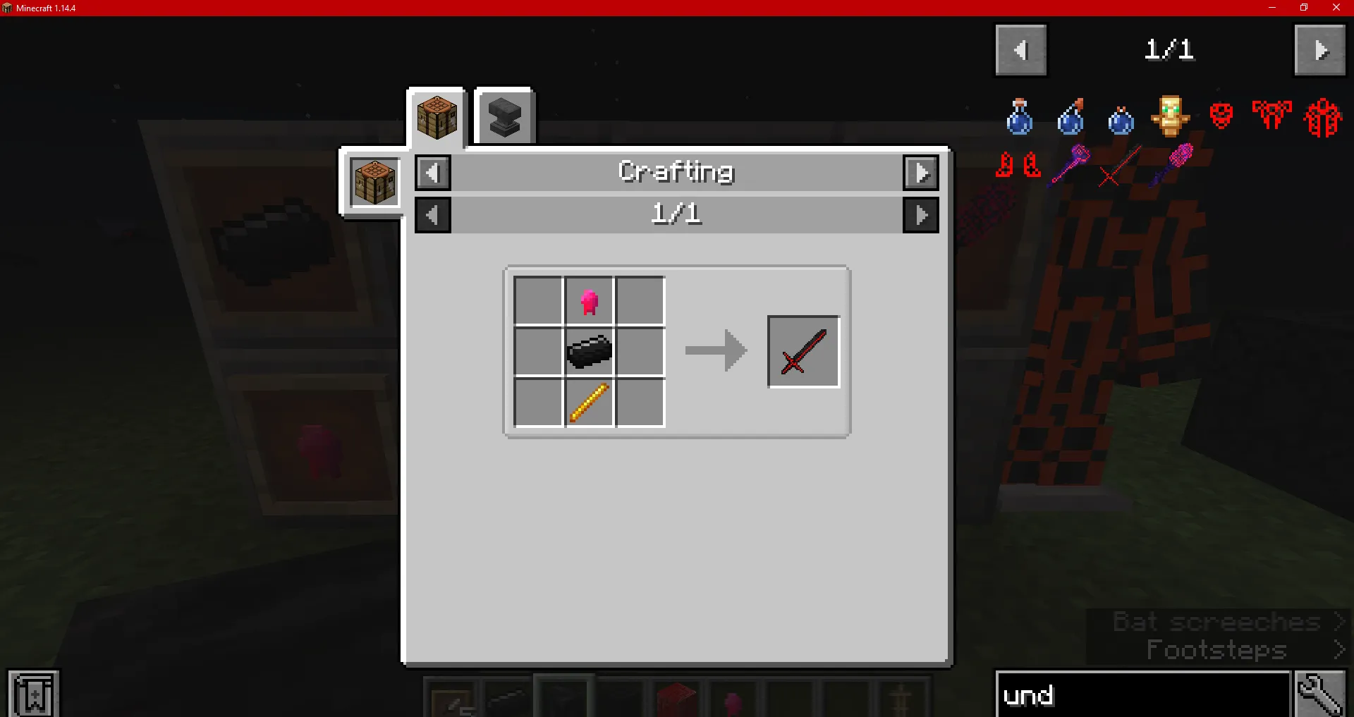 Kabuto's armor series 2; netherrealm tools, Моды, Minecraft