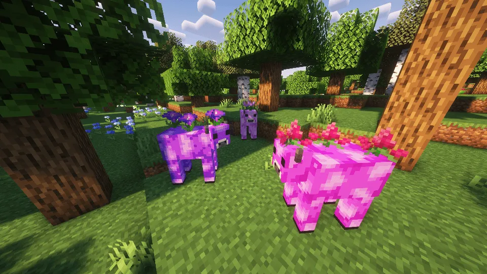 Many Mooblooms, Моды, Minecraft