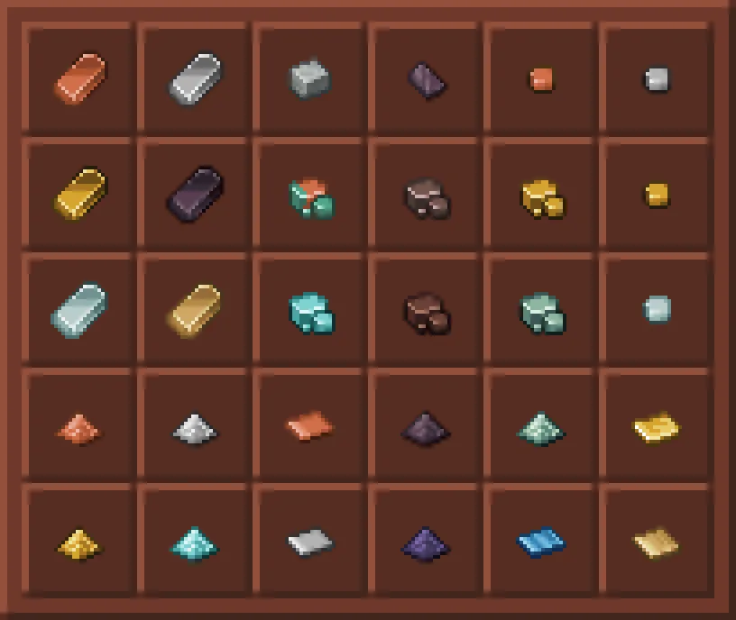 Some Stuff - Dust & Ore By BoboTweaks — скриншот 1 (Текстуры, Minecraft)