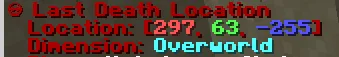 (Fabric/Quilt) Recall Coords, Моды, Minecraft