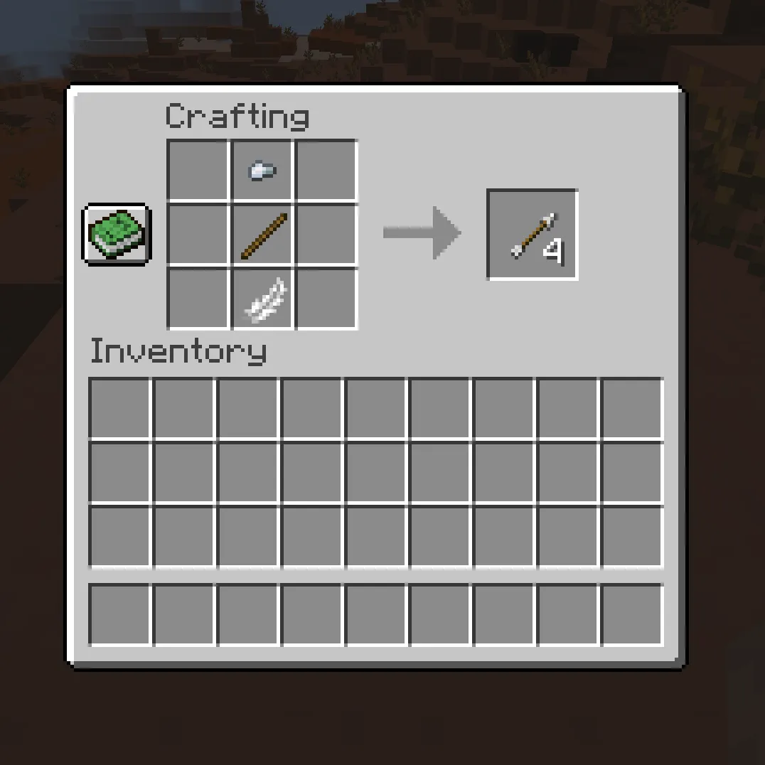 Better Arrow Recipe — скриншот 1 (Моды, Minecraft)