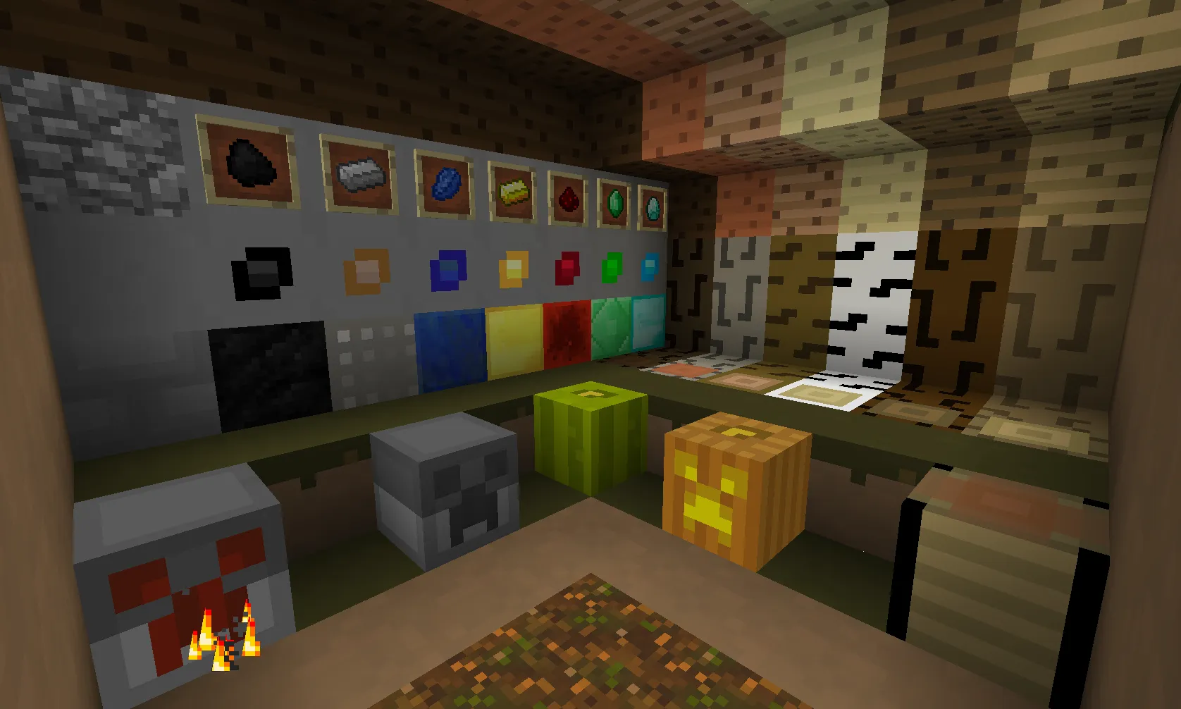 Sixty-4 Dots, Текстуры, Minecraft