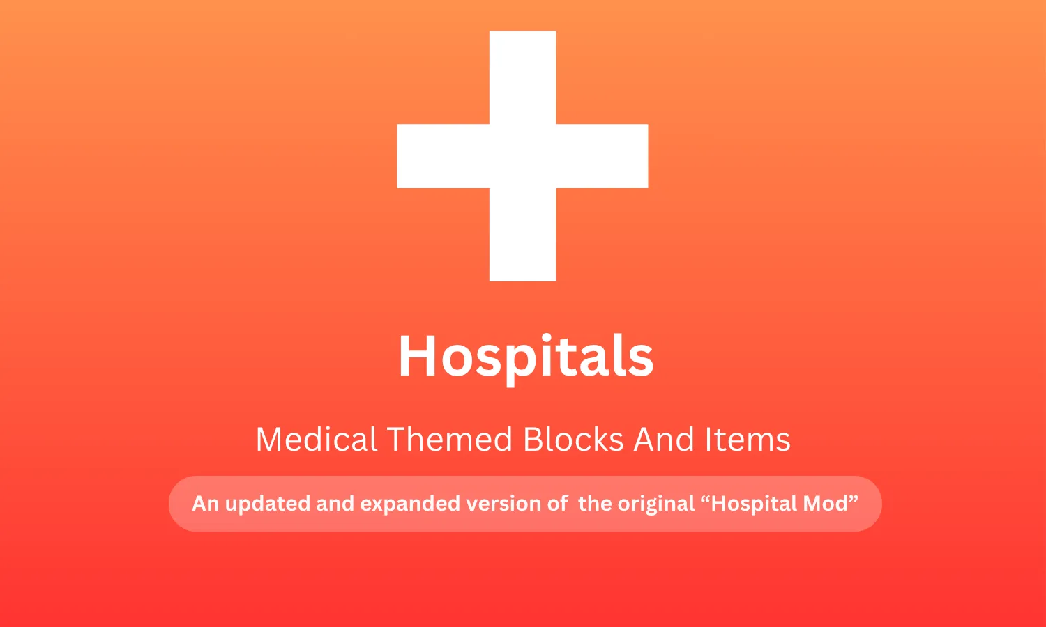 Hospitals - Medical Blocks & Items, Моды, Minecraft