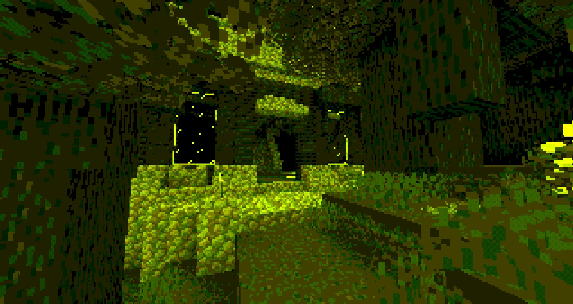 Dot Matrix Craft - A Vanilla Gameboy Shader Resourcepack — скриншот 1 (Текстуры, Minecraft)