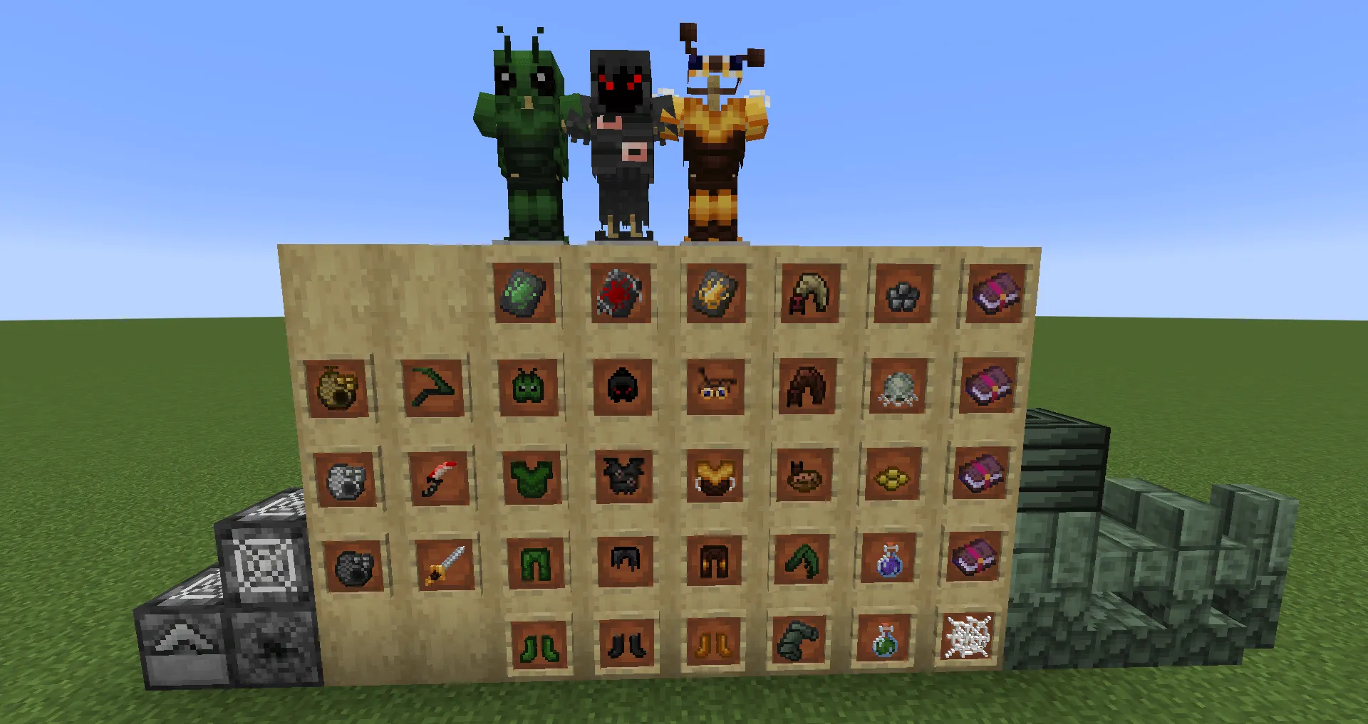Infested: Swarms and Spiders — скриншот 3 (Моды, Minecraft)