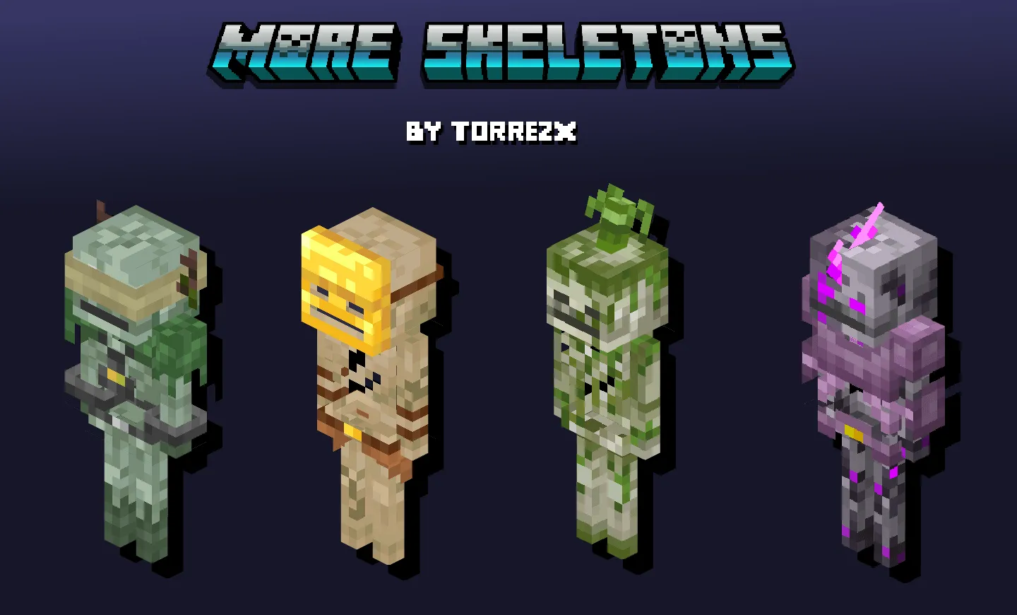 Torrezx-More Skeleton(DP) — скриншот 2 (Текстуры, Minecraft)