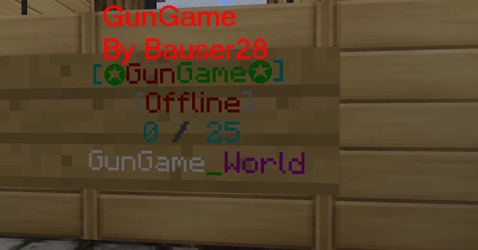 GunGame — скриншот 1 (Плагины, Minecraft)