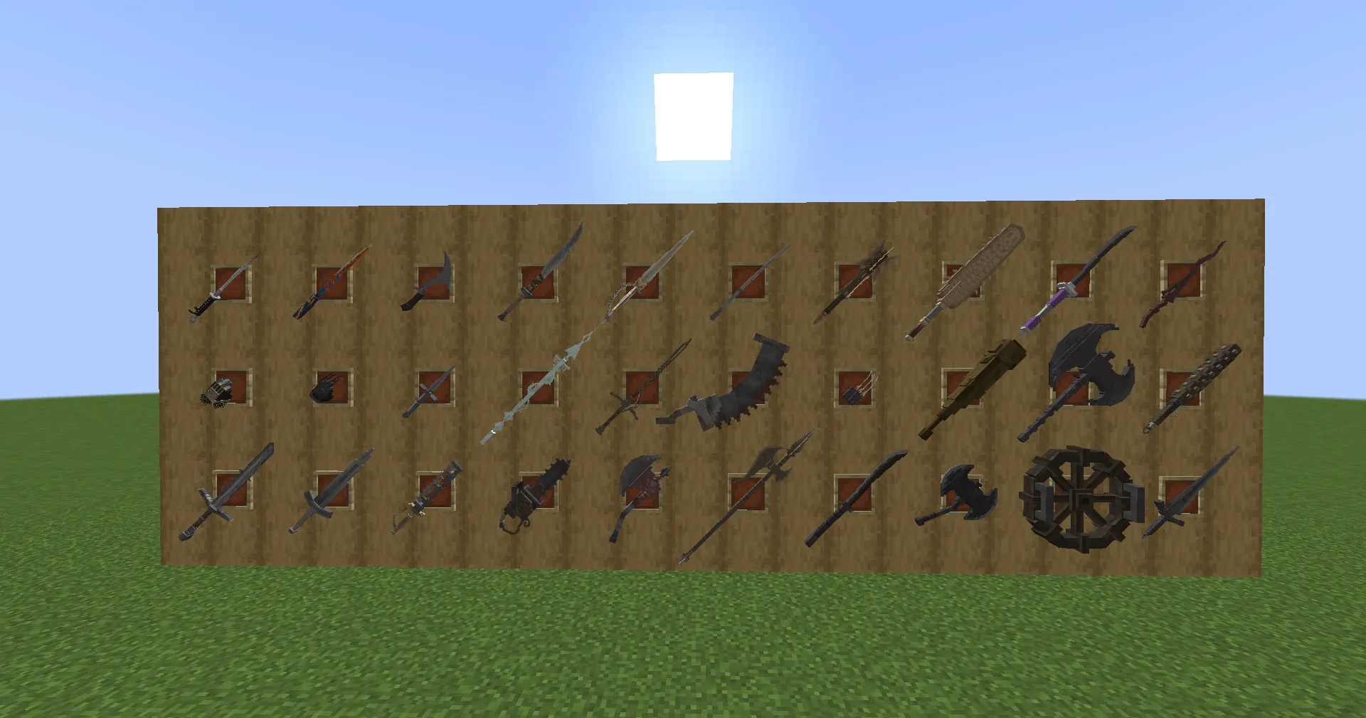 Perfect Genotian's Soulslike Weaponry — скриншот 1 (Моды, Minecraft)