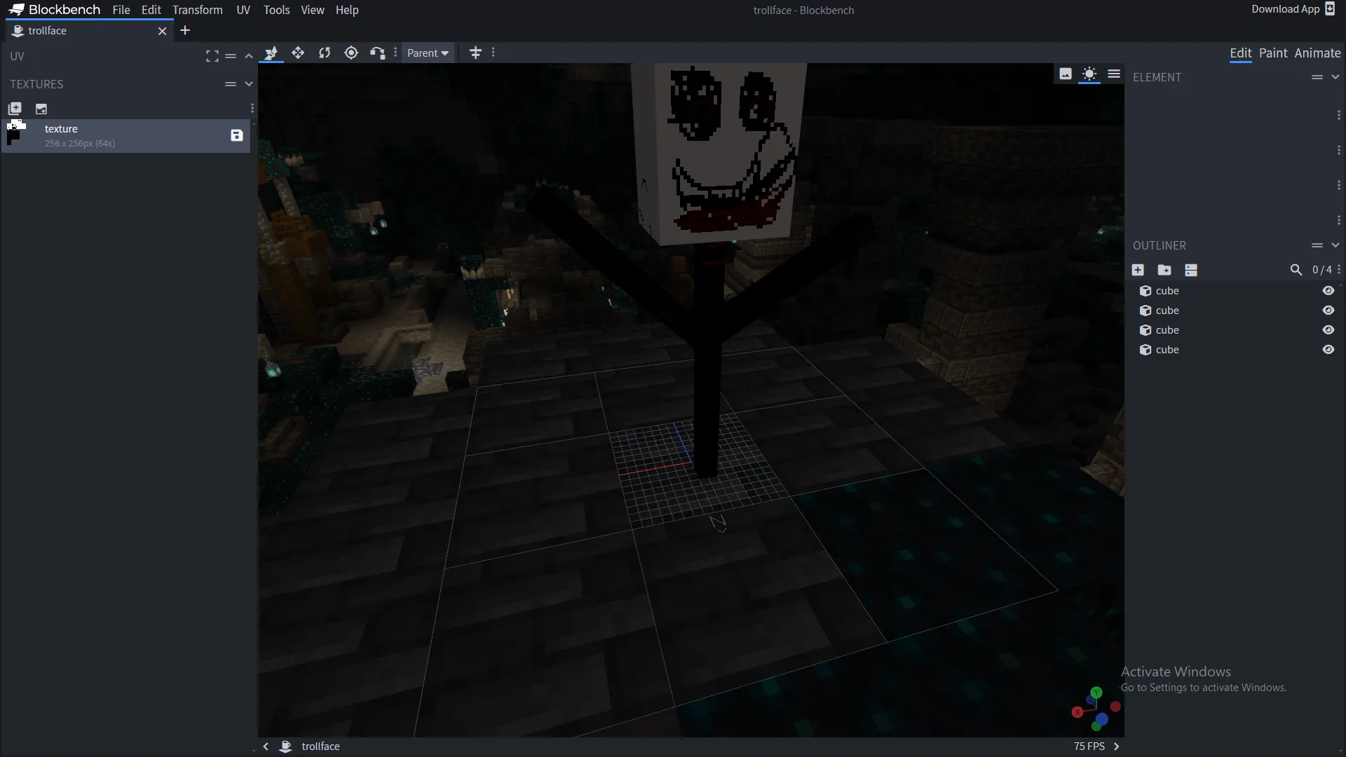 NO LEG MON (dweller) (scary) (horror) (CHASER) — скриншот 1 (Моды, Minecraft)