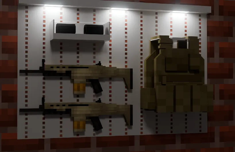 Chunky guns, Моды, Minecraft