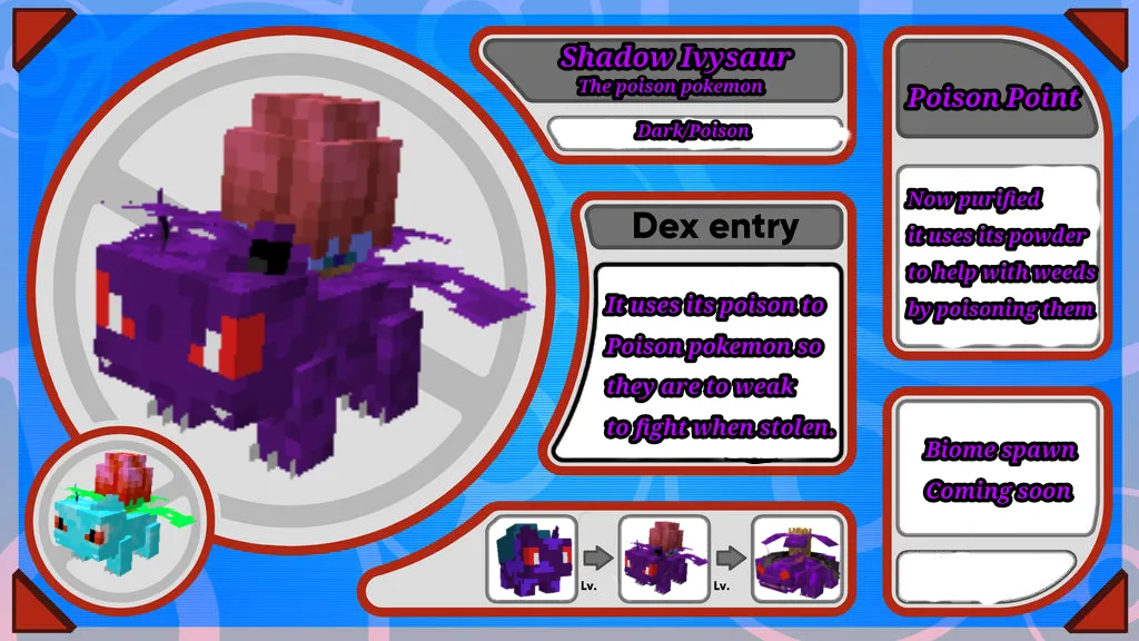 Shadowmon (Cobblemon) — скриншот 1 (Текстуры, Minecraft)