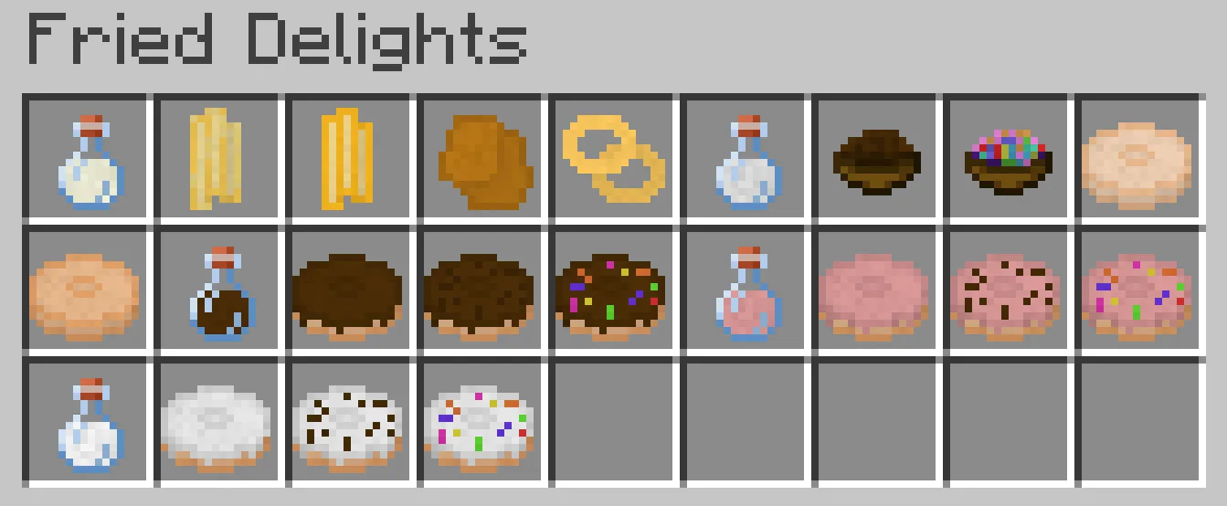 Fried Delights, Моды, Minecraft
