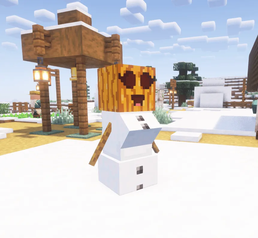 Female Snow Golem — скриншот 3 (Текстуры, Minecraft)