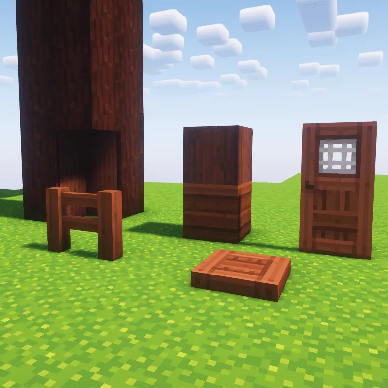Whimscape x Terrestria — скриншот 5 (Текстуры, Minecraft)