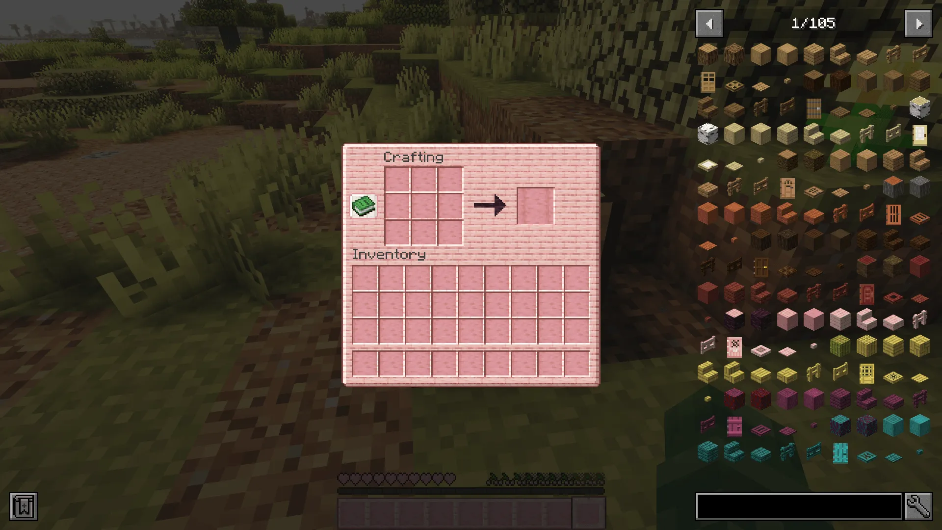 Cosmo's Comfy Cherry GUI Overhaul — скриншот 9 (Текстуры, Minecraft)
