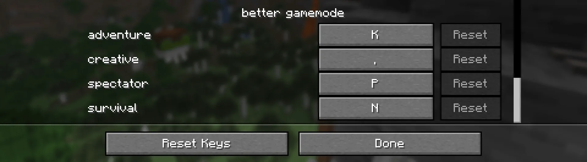 better gamemode, Моды, Minecraft