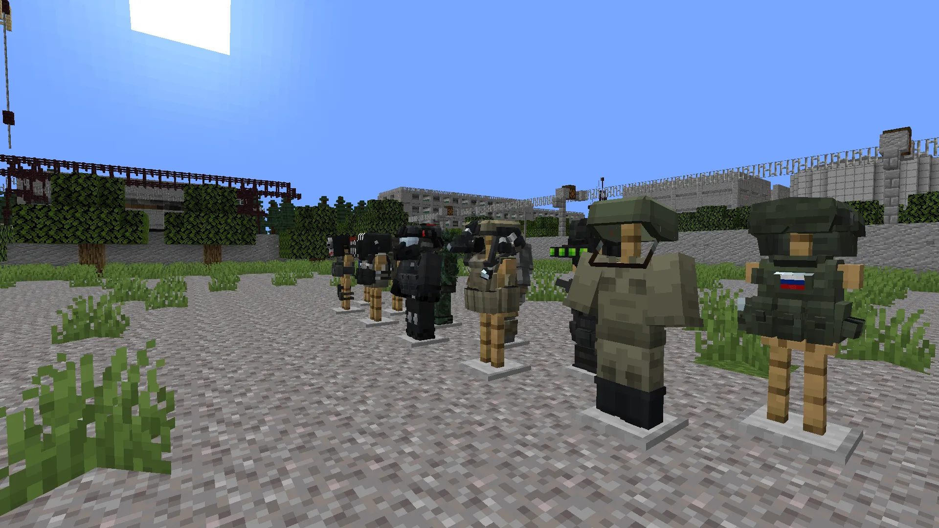 [SBW&TACZ] ITV1 war-pack — скриншот 17 (Модпаки, Minecraft)