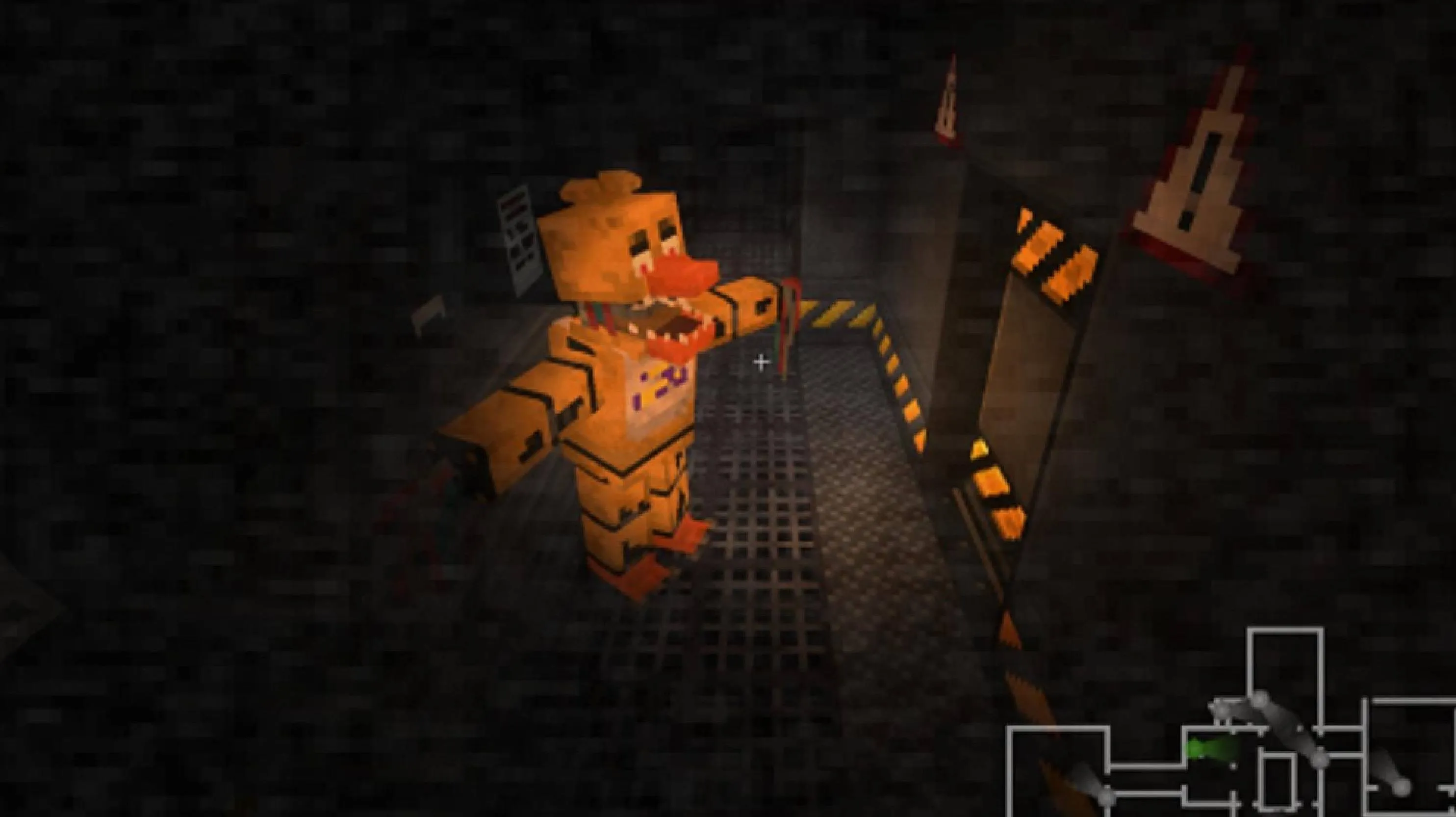 Five Nights in the Factory — скриншот 1 (Карты, Minecraft)