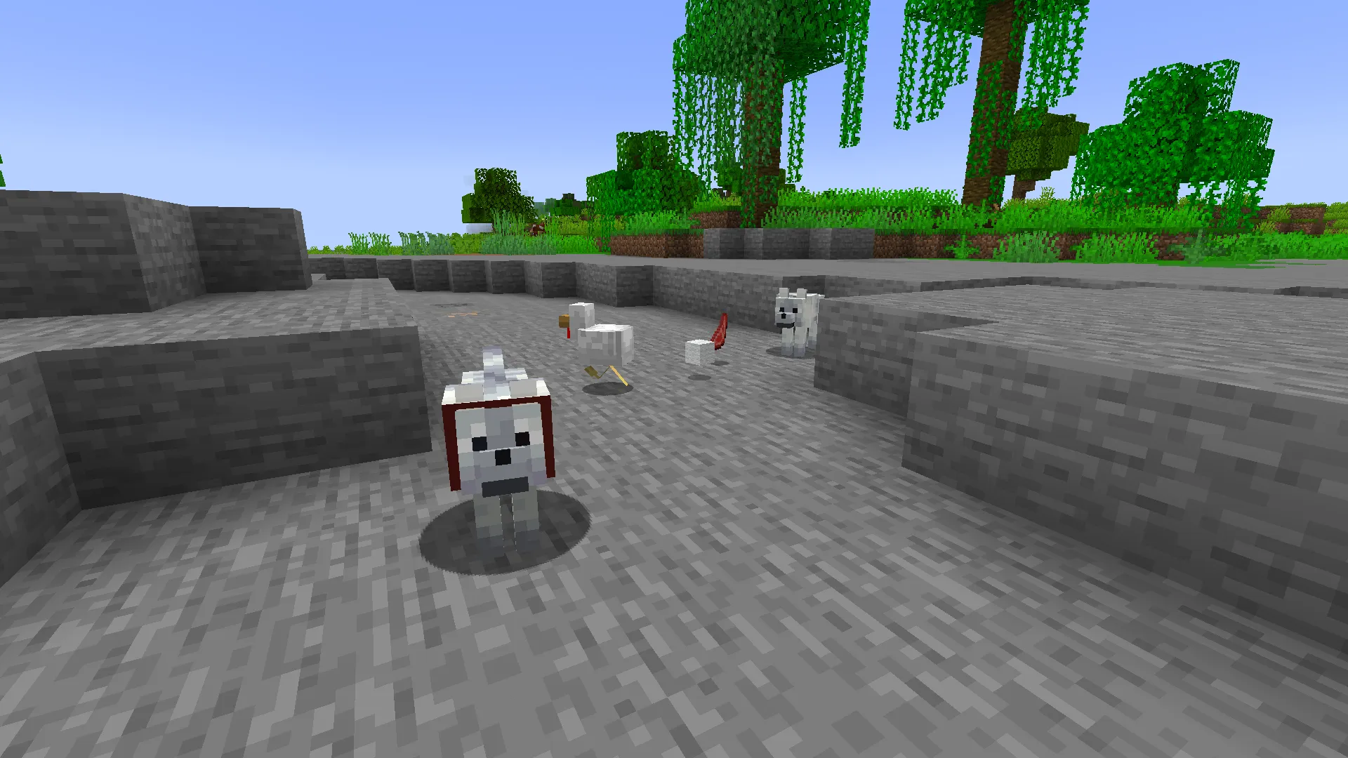 Snowy Wolf Backport — скриншот 1 (Текстуры, Minecraft)