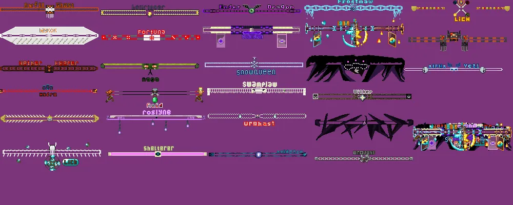 better boss bar — скриншот 3 (Текстуры, Minecraft)