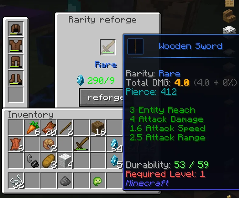 Epic RPG: Leveling Rank, Моды, Minecraft