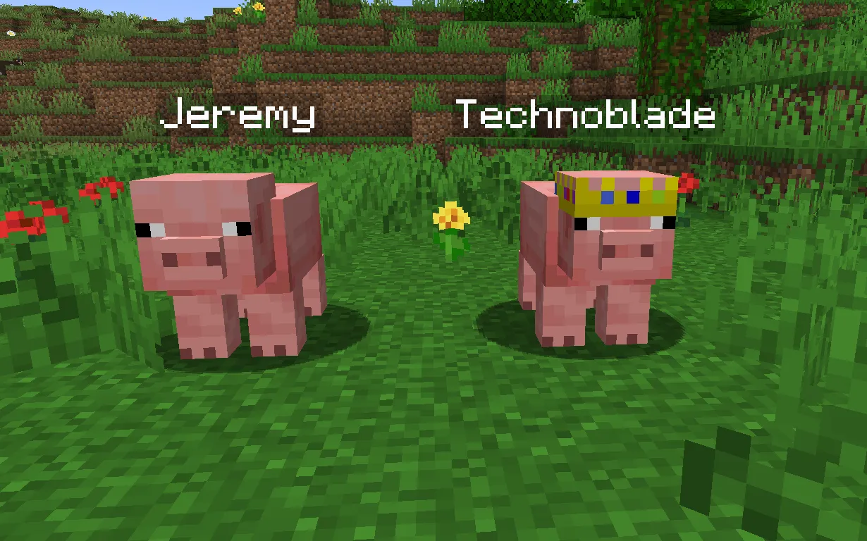 Technoblade Pigs — скриншот 1 (Моды, Minecraft)
