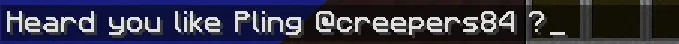 Pling — скриншот 5 (Плагины, Minecraft)