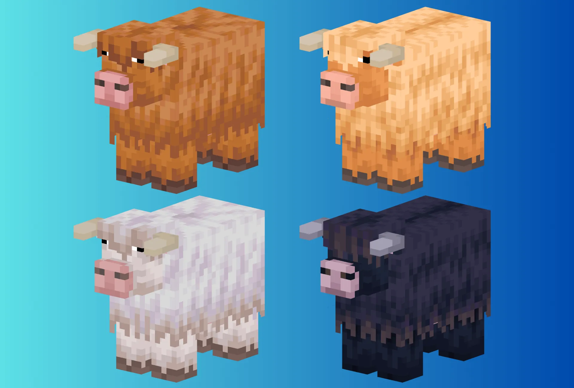 Prettier Cows — скриншот 6 (Текстуры, Minecraft)