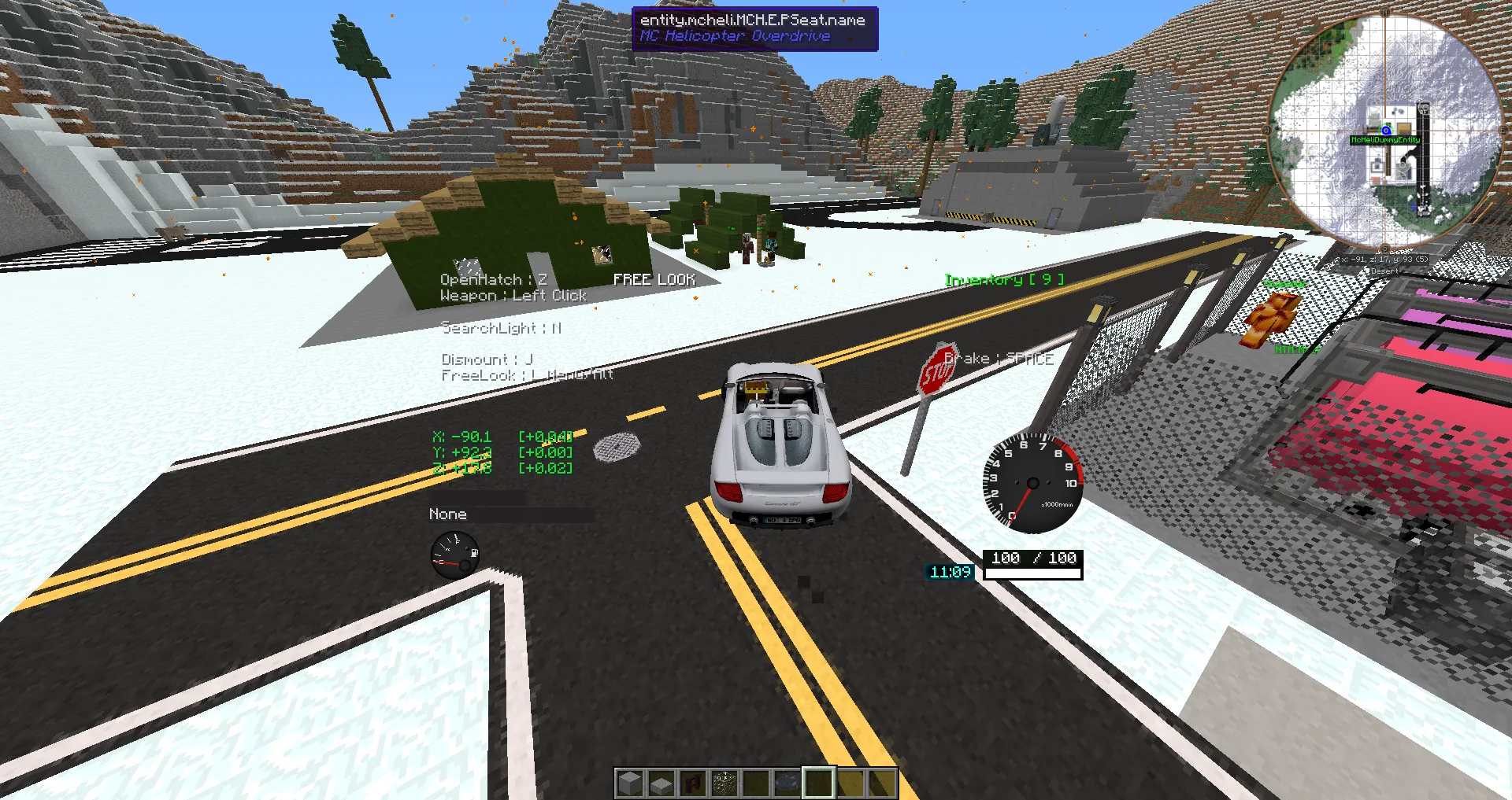 Mcheli Overdrive Loader, Моды, Minecraft