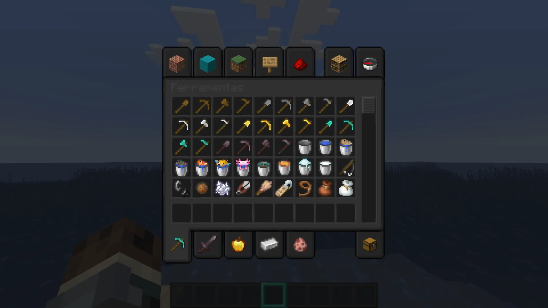 Brunozamp's Dark GUI — скриншот 1 (Текстуры, Minecraft)